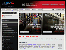 Tablet Screenshot of primoinc.com